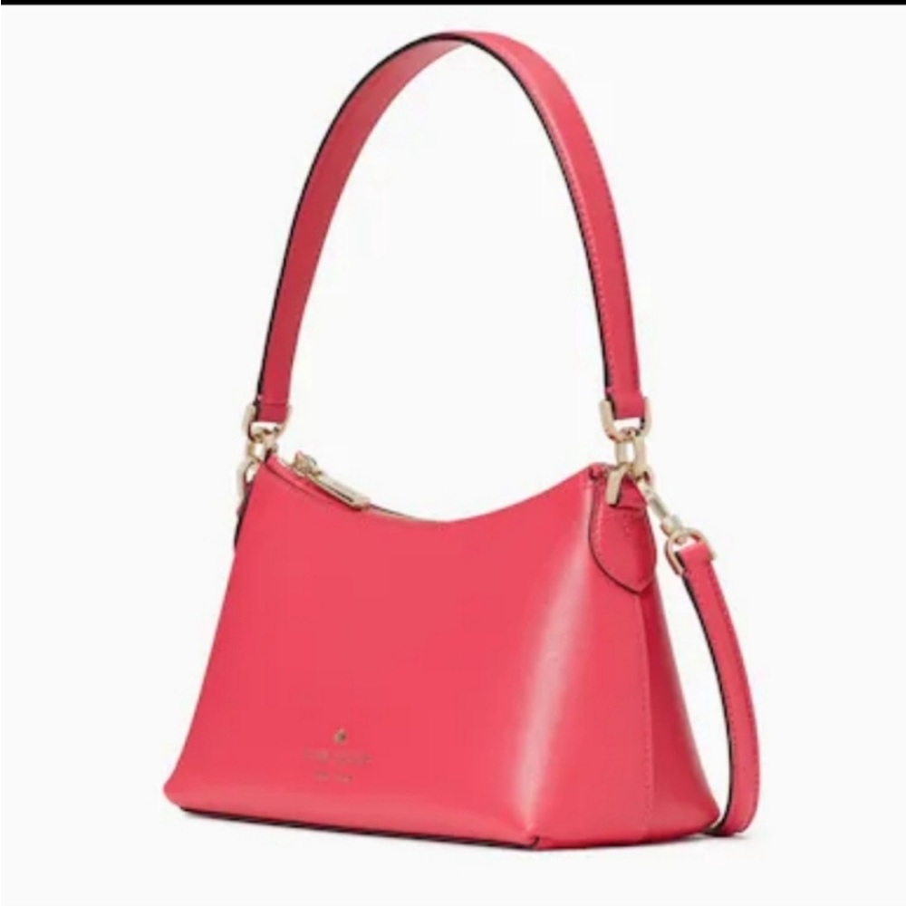 Kate Spade Sadie Small Shoulder Bag, Purse Bikini Pink Saffiano Leather NWT - Picture 2 of 10